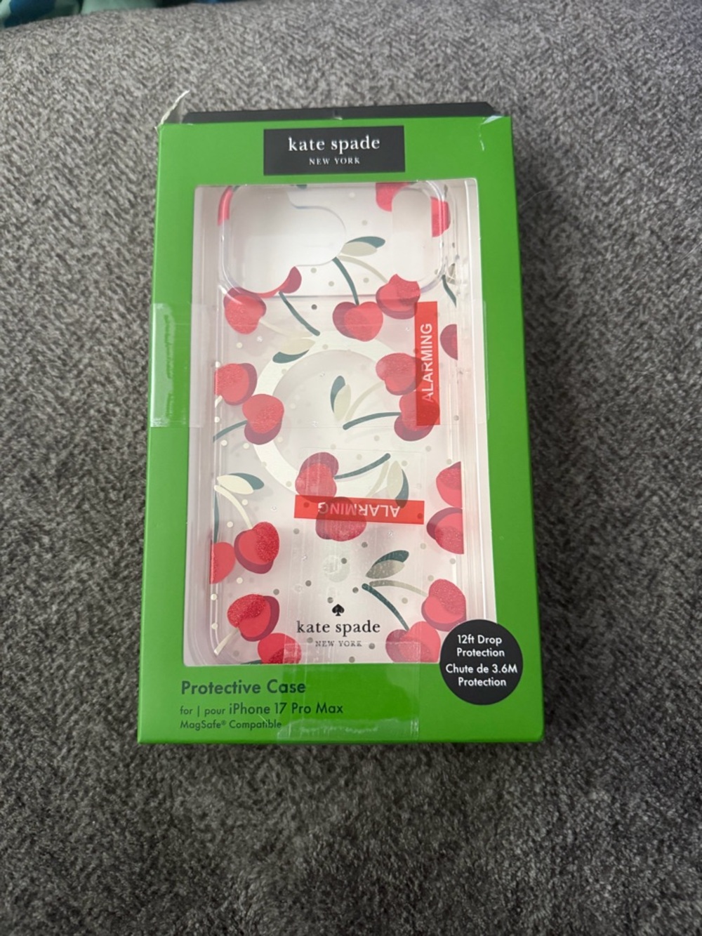 kate spade Cherry Print iPhone 17 Pro Max case